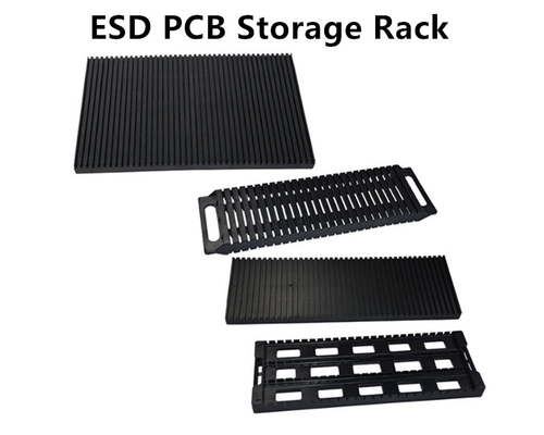 산업적 반대 정전기 ESD PCB는 쇼클프로어브 검은 PCB 유통 랙을 괴롭힙니다