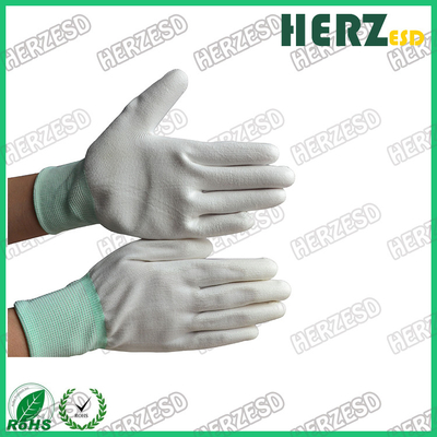 조립 검사 정밀 작업 Palm PU 코팅 안티 정적 ESD 안전 장갑 ESD Palm Fit 장갑