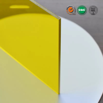 ESD 반UV 맑은 단단한 아크릴 시트 2mm 투명 스크래치 저항성 1220x2440mm PMMA 시트