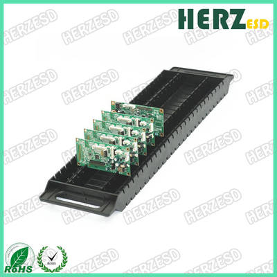 ESD PCB 랙 플라스틱 PCB 트레이 안티 정적 검은 PCB 홀더
