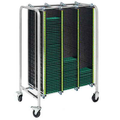 ESD Magazine Rack with Anti Static Features and Chemical Resistant Boards for PCB Protection