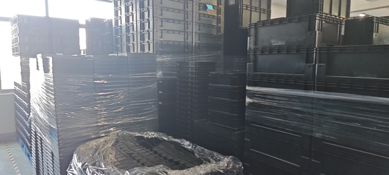 400x300mm 저장 컨테이너 겹쳐질 수 있는 ESD 산업용 플라스틱 저장통 상자 전도성 상자