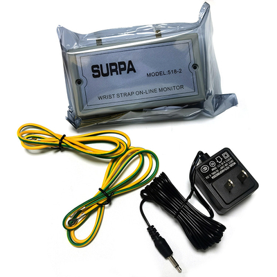 ESD SURPA 518-2 ESD 손목 벨트 검사기 / 항 정적 손목 벨트 온라인 모니터