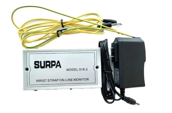 ESD SURPA 518-2 ESD 손목 벨트 검사기 / 항 정적 손목 벨트 온라인 모니터