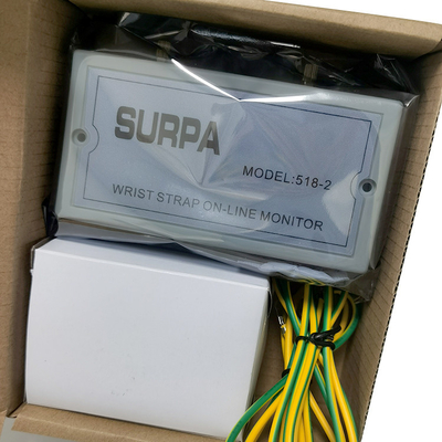 ESD SURPA 518-2 ESD 손목 벨트 검사기 / 항 정적 손목 벨트 온라인 모니터