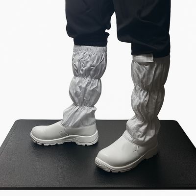 이중 PVC 층과 껍질 패턴 표면을 가진 반 정적 ESD 고무 매트 에르고노믹 편안함과 미끄러지기 저항을 제공합니다