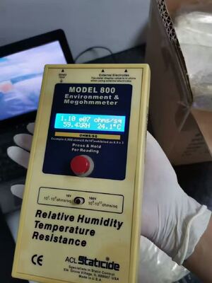 ESD 블루 블랙 니트릴 안전 장갑 소매용 일회용 반 정적 검사 장갑