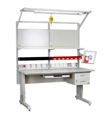 Workshop 500kg Bearing EN61340 Anti Fire ESD Safe Workbench