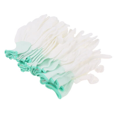 ESD 정전기 방지 실험실 정전기 방지 상의 손가락 손바닥 코팅 나일론 장갑 (먼지 없음) 정전기 방지 장갑