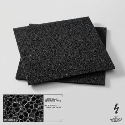 전도성 ESD 폼 삽입 블랙 다이 커트 안티 정적 EVA 폼 내부 포장 쿠션 PCB IC 보드 운송