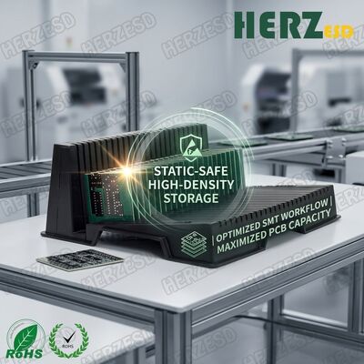 회전용 ESD 회전 PCB 랙 금속 프레임 SMT 회로 보드 저장