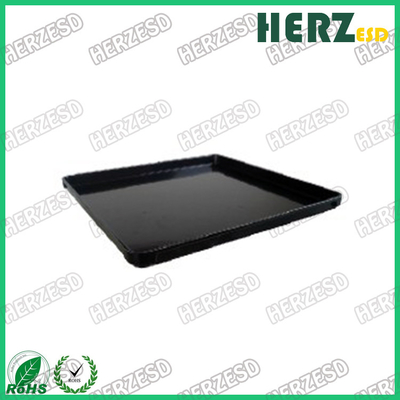 블랙 PCB 저장 컨테이너 PP 플라스틱 반 정적 ESD 트레이 전도성 ESD 트레이