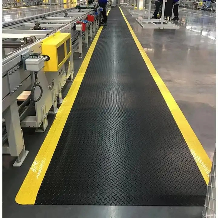 ESD 피로 방지 매트 산업용 바닥 매트 경사 방지 피로 방지 PVC EPDM 고무 바닥 매트