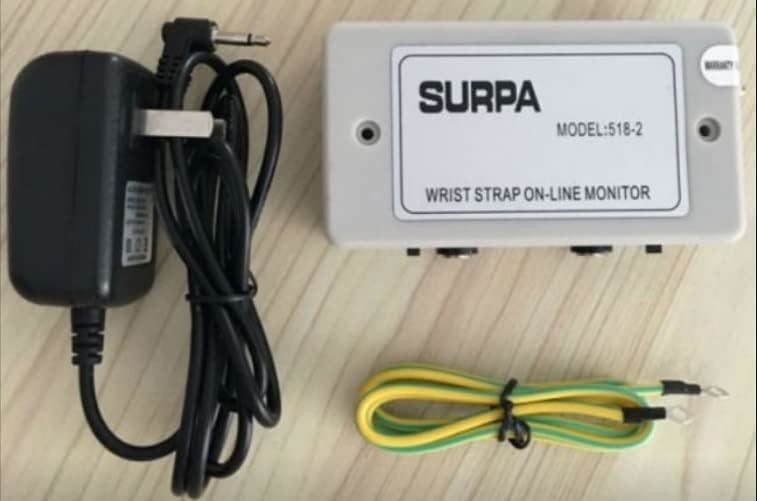 ESD SURPA 518-2 ESD 손목 벨트 검사기 / 항 정적 손목 벨트 온라인 모니터