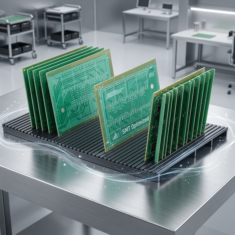 안티 정적 회로 보드를 위한 중량 조정 가능한 ESD PCB 저장 트롤리